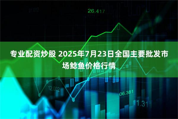 专业配资炒股 2025年7月23日全国主要批发市场鲶鱼价格行情